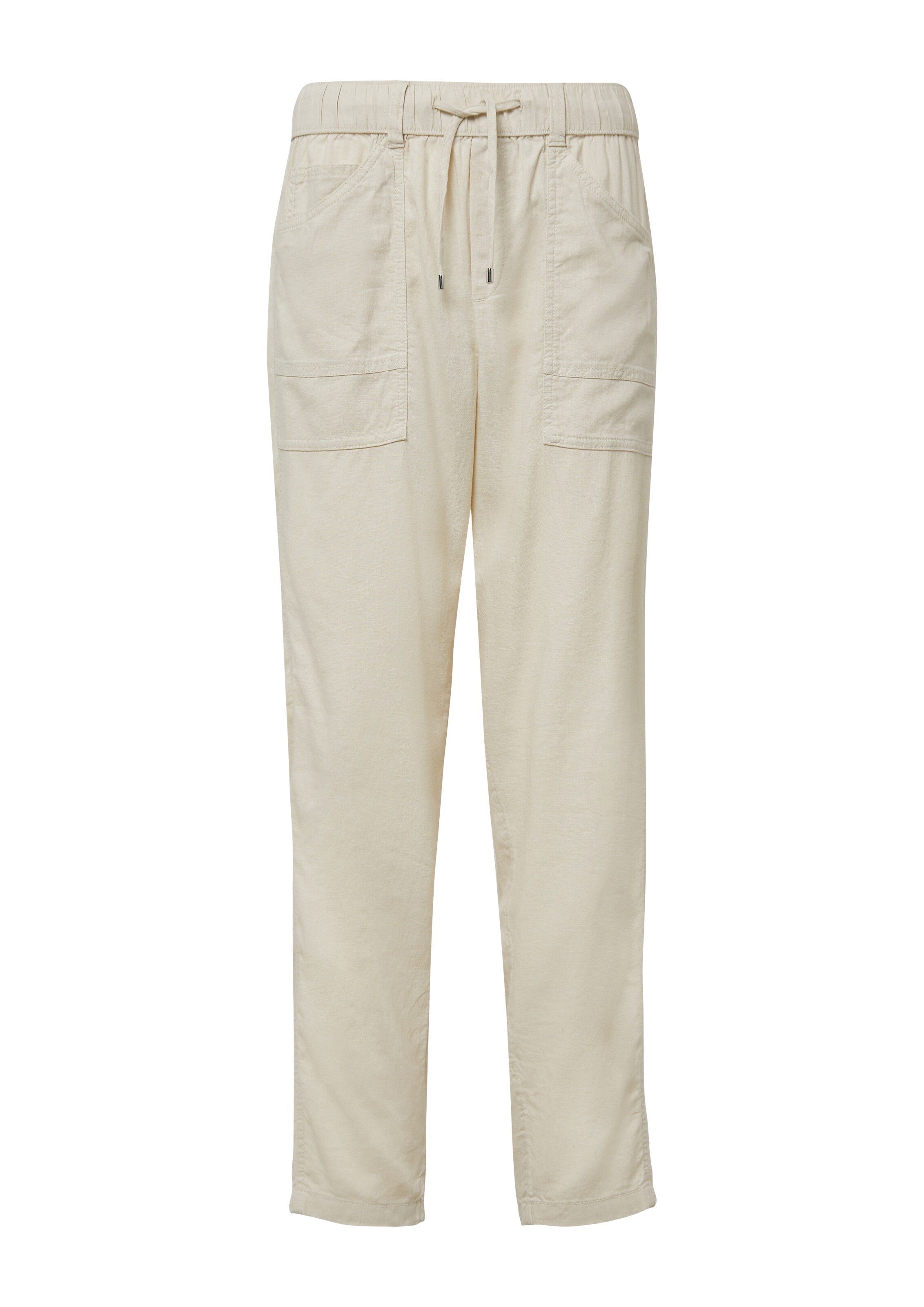 s.Oliver Regular Broek in Beige: voorkant