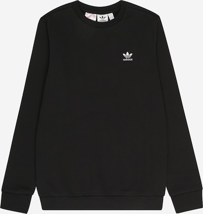 ADIDAS ORIGINALS Sweatshirt 'Adicolor Crew' in schwarz / weiß, Produktansicht