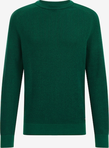 WE Fashion Sweater in Green: front