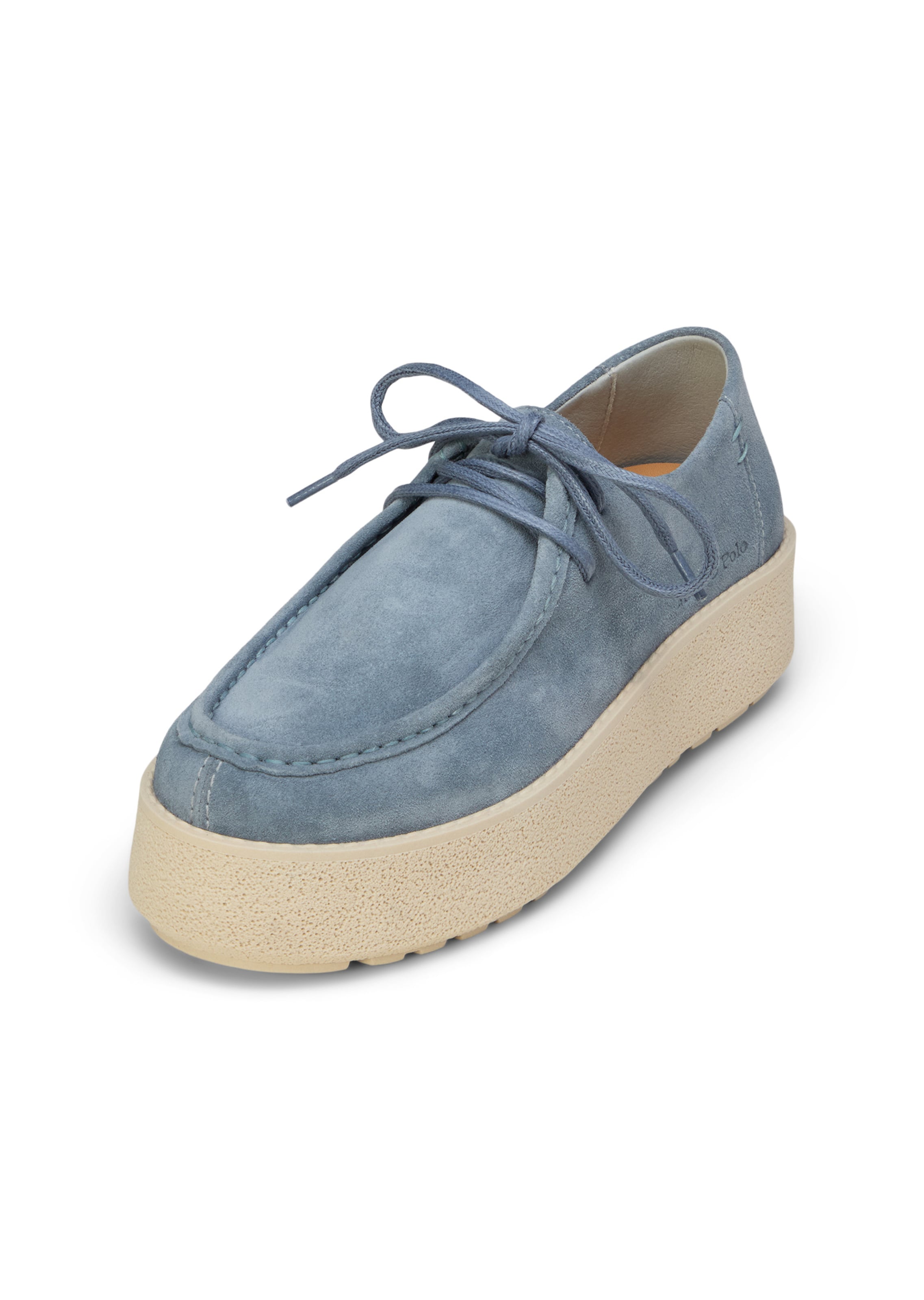 Marc O'Polo Schnürschuh 'Pia' in Blau: Vorderseite