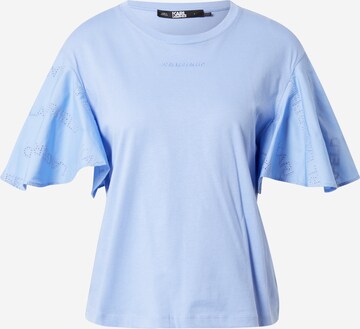 Karl Lagerfeld Shirt in Blau: front