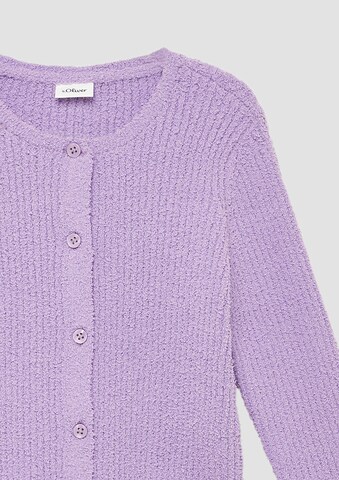 s.Oliver Gebreid vest in Lila