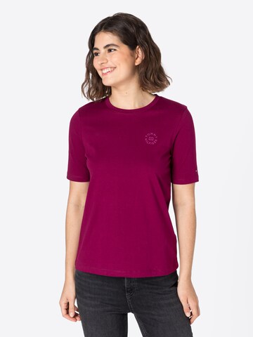 TOMMY HILFIGER T-Shirt in Lila: Vorderseite