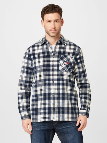 TOMMY HILFIGER Regular fit Button Up Shirt in Blue: front