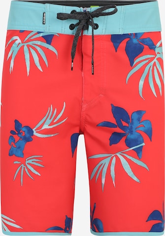QUIKSILVER Kratke hlače za surfanje 'SCALLOP 18' | rdeča barva: sprednja stran
