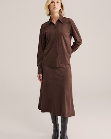 Fustă de la WE Fashion pe maro