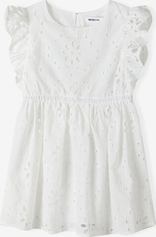 MINOTI Dress in White: front