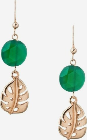 Gemshine Earrings 'Blätter' in Gold