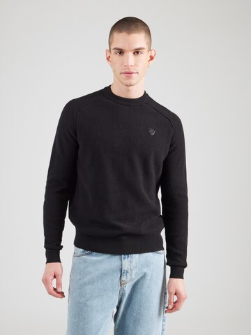 Pull-over 'Adriano' 19V69 ITALIA en noir : devant