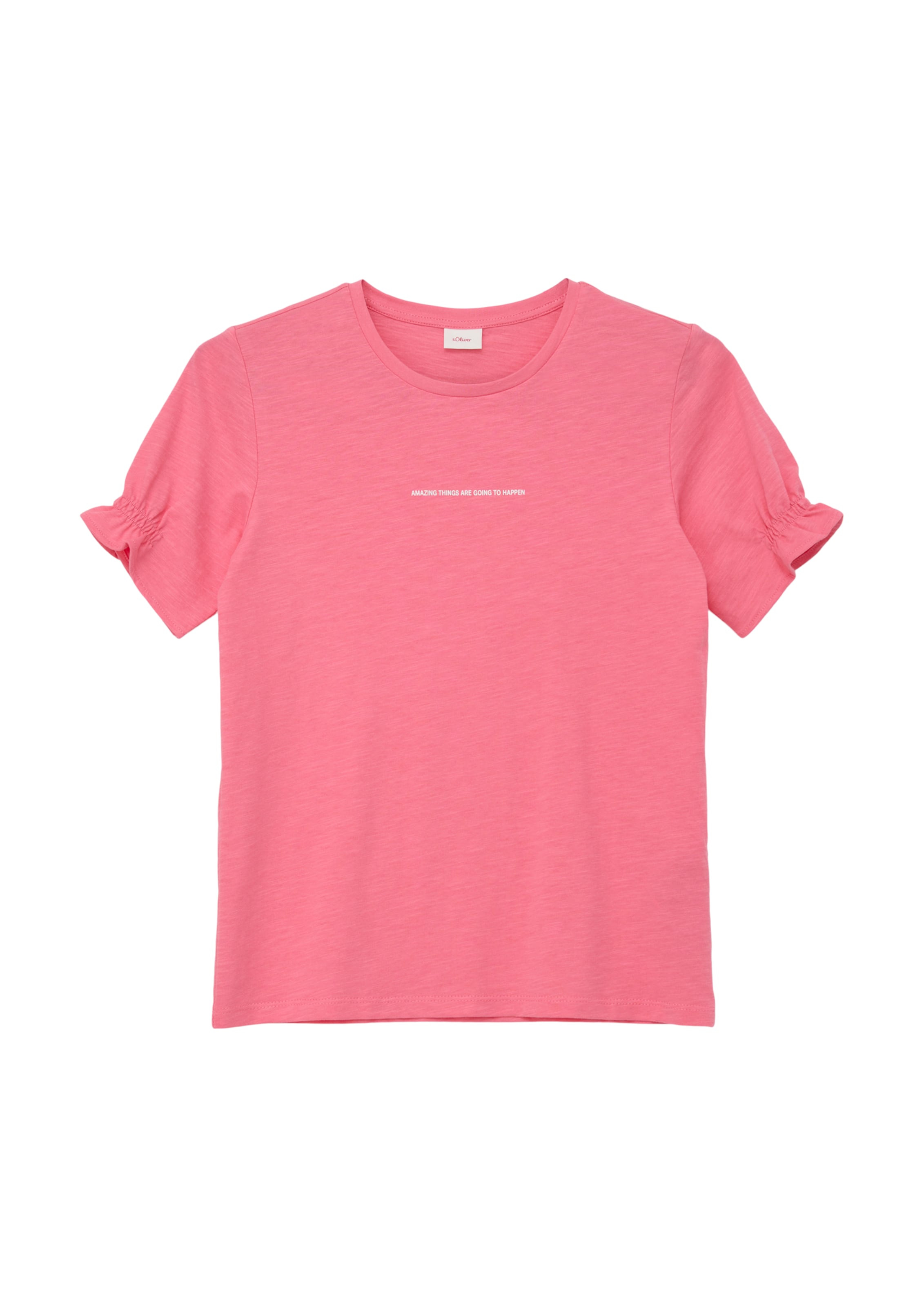T-Shirt s.Oliver en rose : devant
