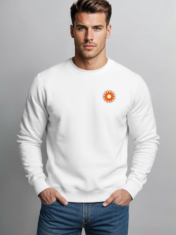 Neverless Sweatshirt 'Freed By Nature' in White