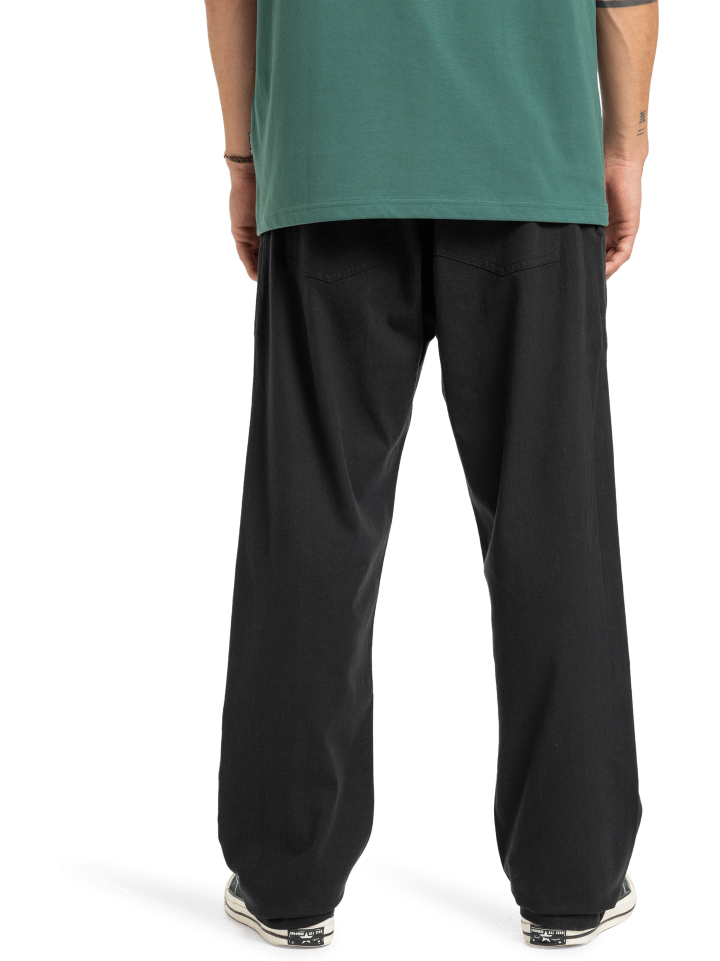 QUIKSILVER Regular Pants 'Taxer' in Black