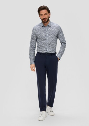 s.Oliver BLACK LABEL Slim Fit Hemd in Blau