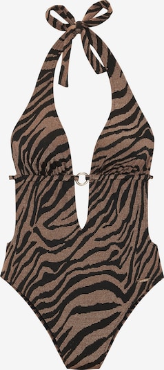 Bruno Banani Badeanzug in braun / schwarz, Produktansicht