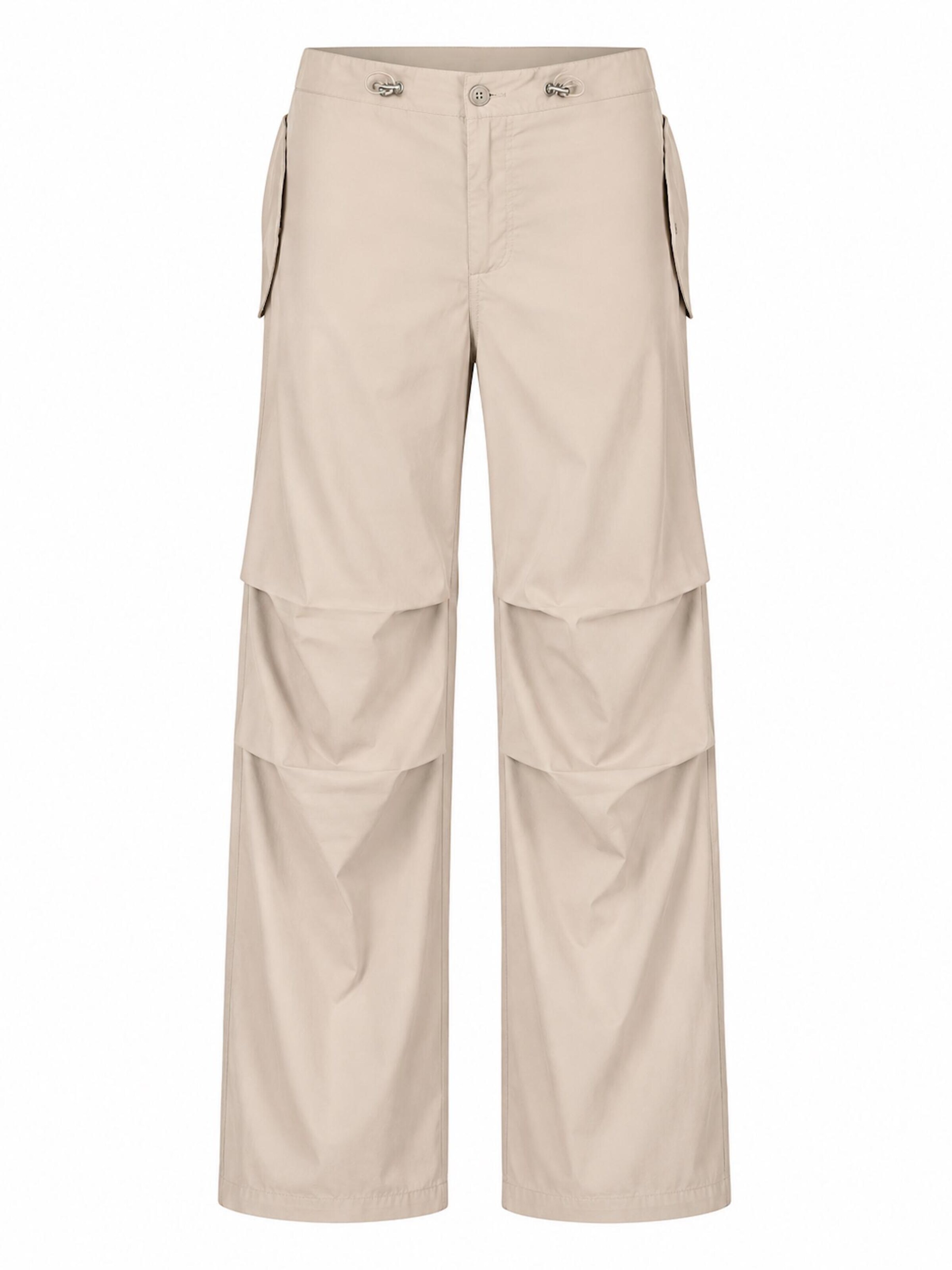 Worldclassca Regular Cargo Pants 'Damen Cargo Hose Parachut' in Beige: front