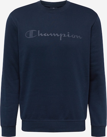 Champion Authentic Athletic Apparel Mikina – modrá: přední strana