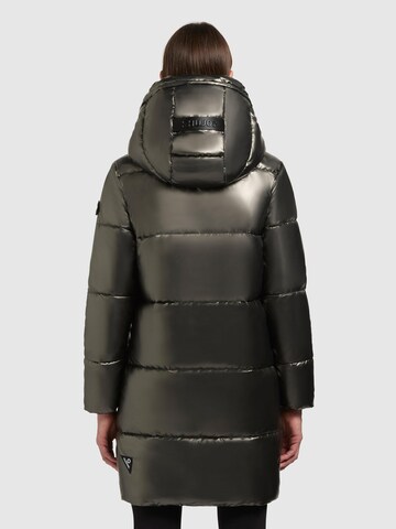 Manteau d’hiver ' Haya Shiny-YM ' khujo en marron