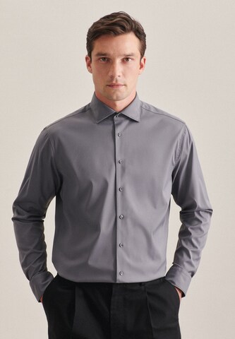 SEIDENSTICKER Regular fit Button Up Shirt in Grey