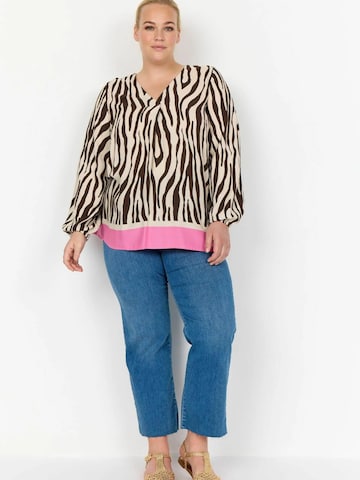 Wasabi Concept Bluse 'Mandie' in Braun