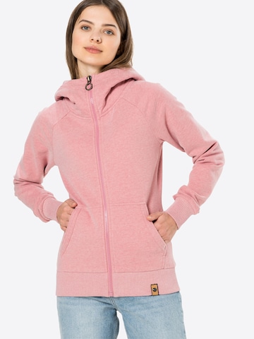 Fli Papigu Sweatjakke i pink: forside