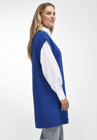 Anna Aura Gebreid vest in Blauw