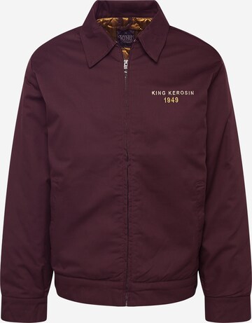 King Kerosin Between-Season Jacket in Brown: front