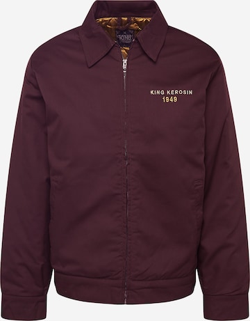 Veste mi-saison King Kerosin en marron : devant