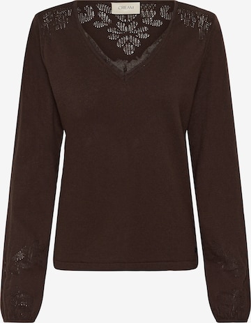 Pull-over 'Anva' Cream en marron : devant