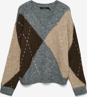VERO MODA Sweater 'VMBLISS' in Grey: front