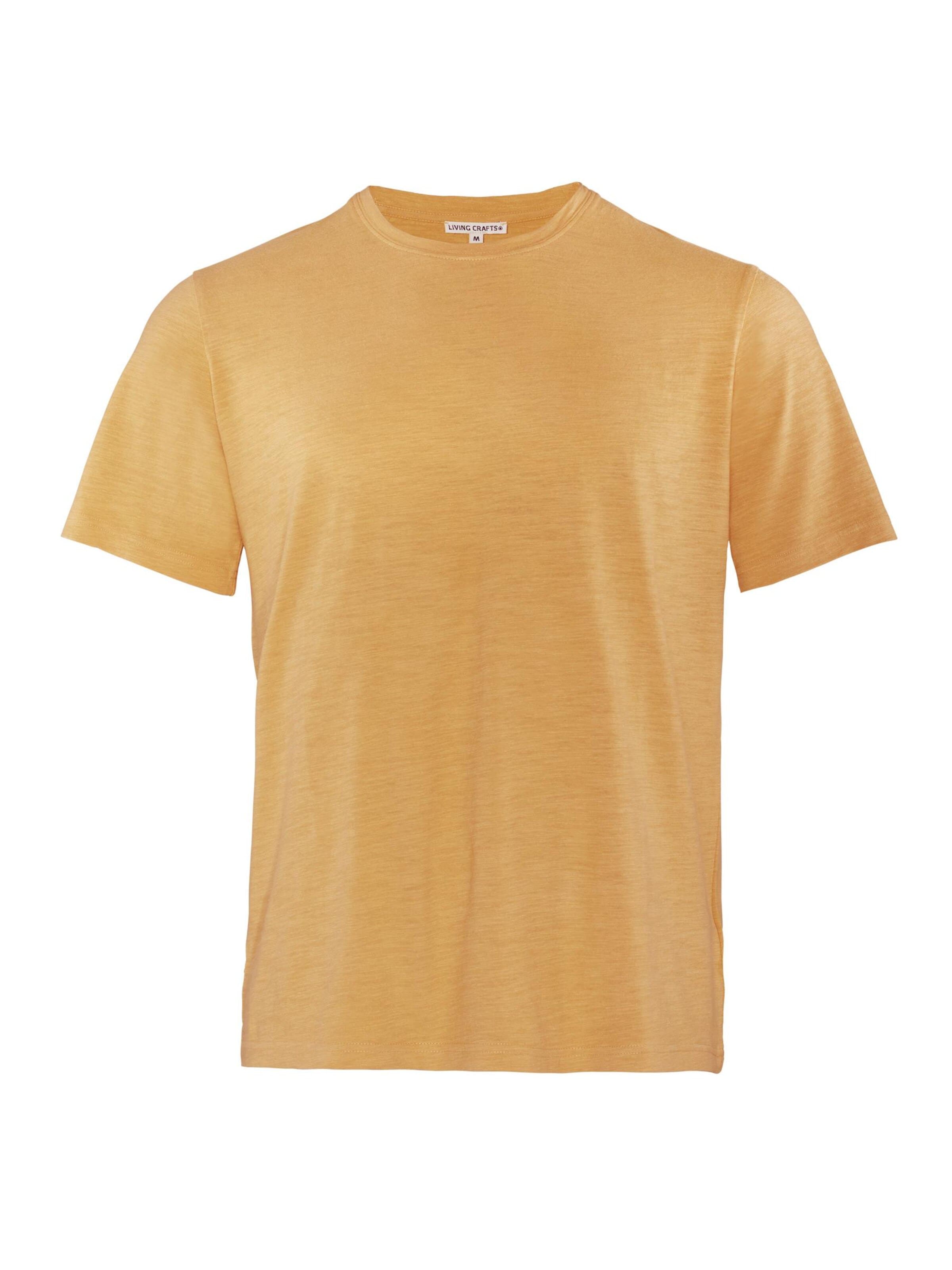Living Crafts Shirt 'AARLO' in Yellow: front
