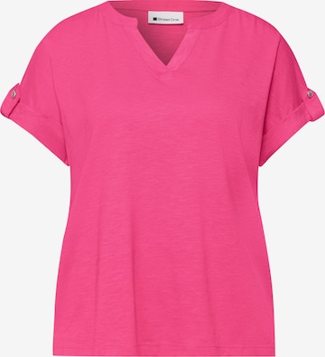 STREET ONE Shirt in Pink: front