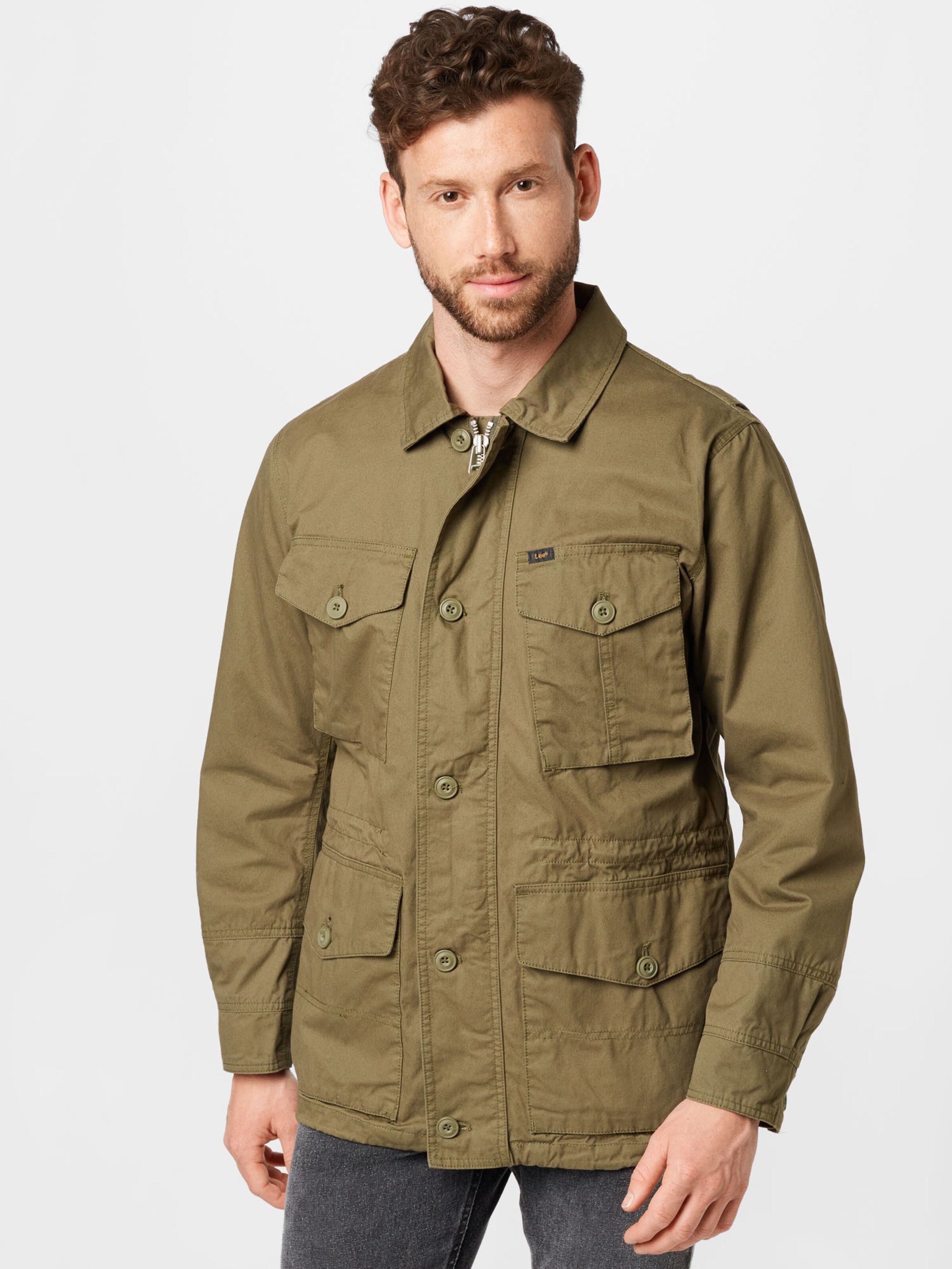 Männer Jacken Lee Jacke in Oliv - DV89708 Männer Jacken Lee Jacke in Oliv - DV89708