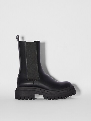 Bershka Chelsea Boots i svart