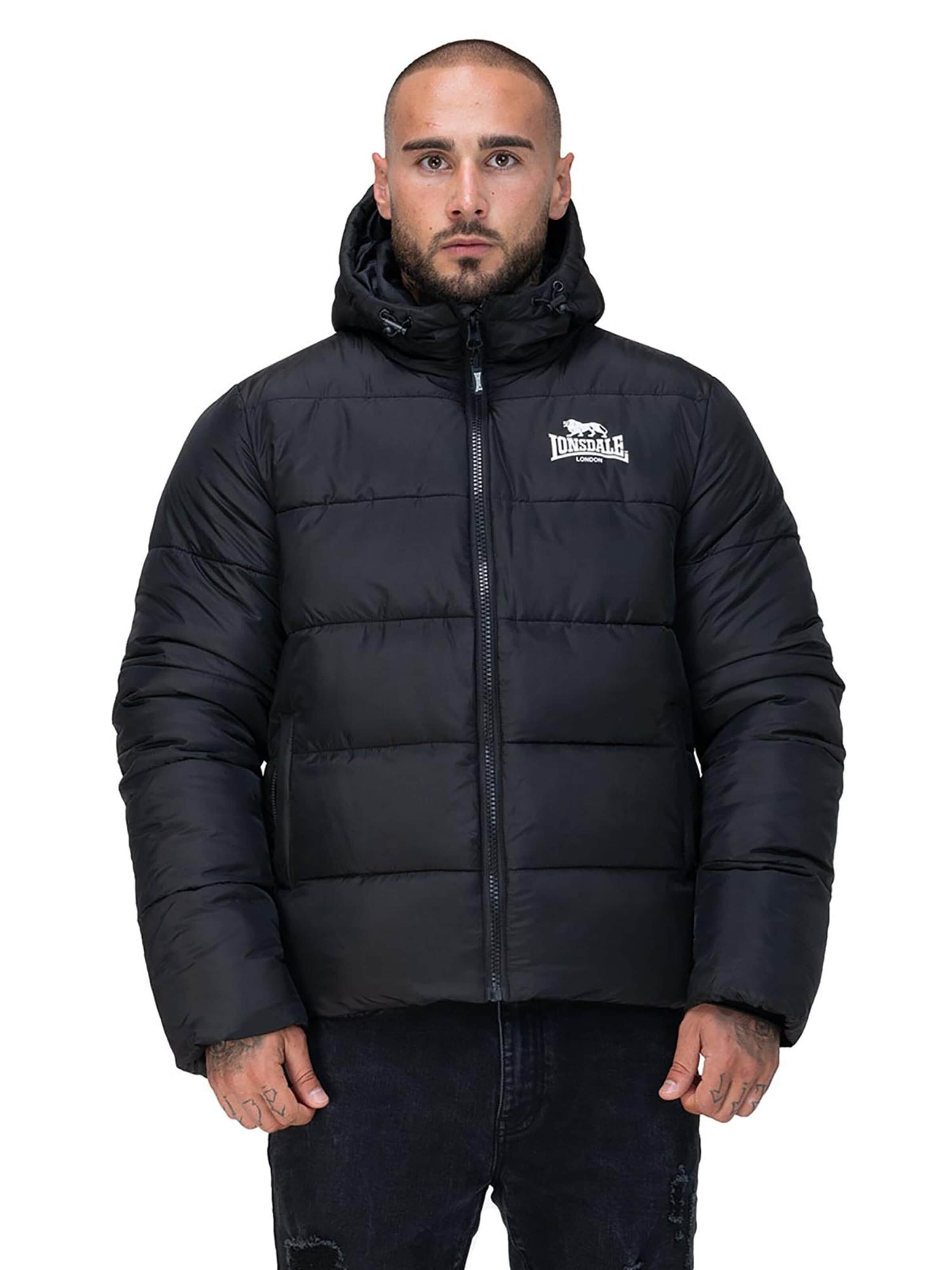 LONSDALE Winter jacket 'Trover' in Black