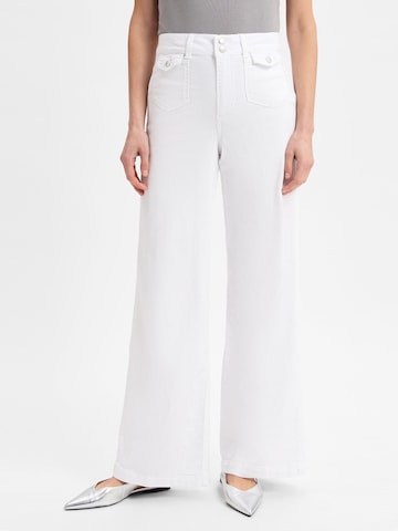 MOS MOSH Wide leg Jeans in White: front