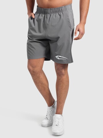 Regular Pantalon de sport ' Powerfit Triple ' Smilodox en gris