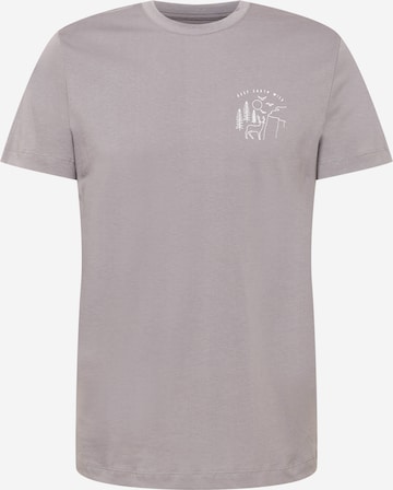 WESTMARK LONDON T-Shirt 'KEEP EARTH WILD' in Grau: predná strana