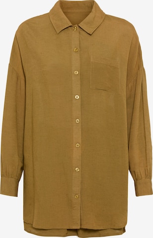 LSCN by LASCANA Блуза в зелено: отпред