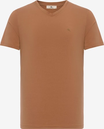 T-Shirt Daniel Hills en marron : devant