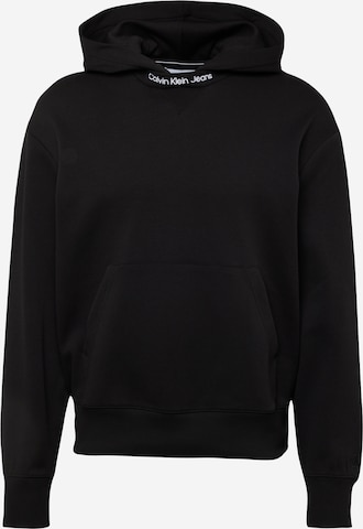 Calvin Klein Jeans Sweatshirt in Black: front