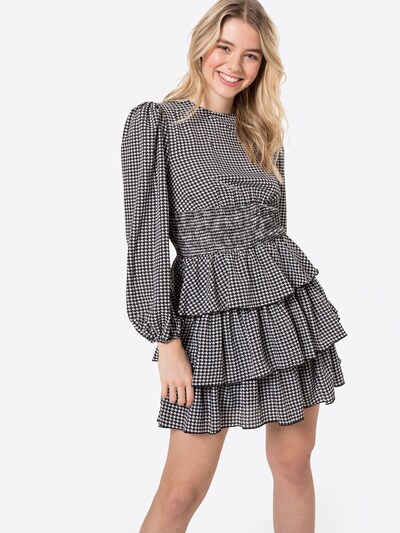 fekete / fehér Missguided Ruha, Modell nézet