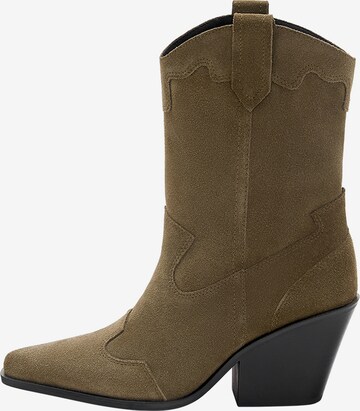 Bottes de cowboy Pull&Bear en beige