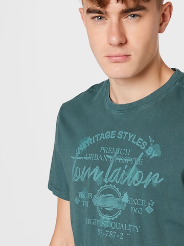 TOM TAILOR - Camiseta en verde