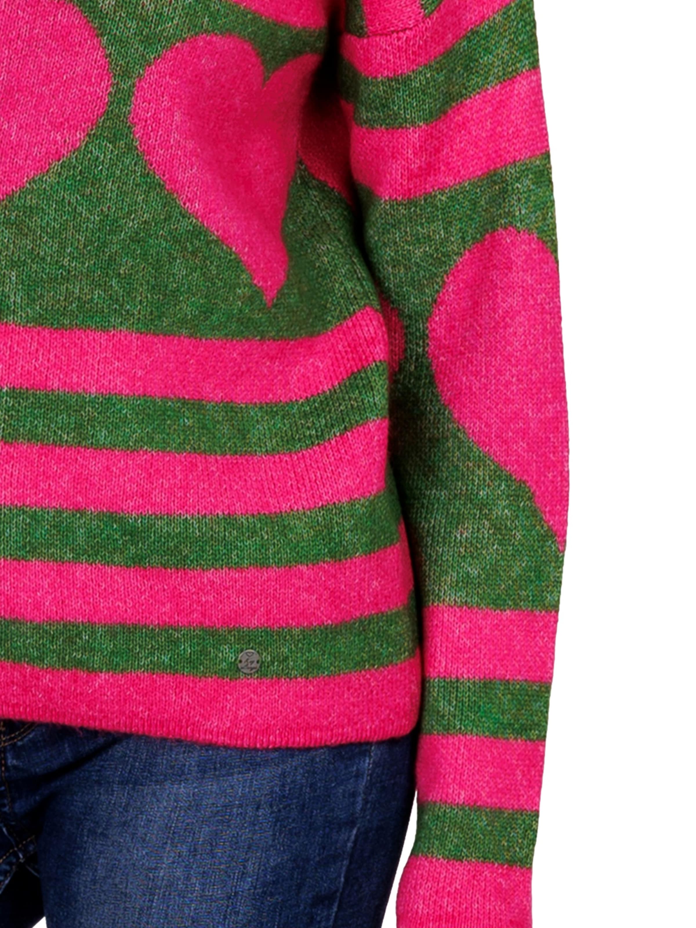 Key Largo Pullover 'DEAR' in Grün