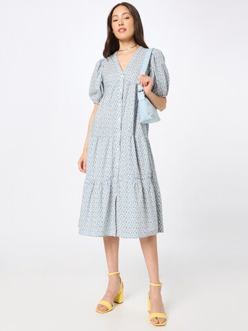 FRNCH PARIS Shirt Dress in Blue