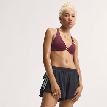 ADIDAS PERFORMANCE Kolmio Urheilurintaliivit värissä punainen