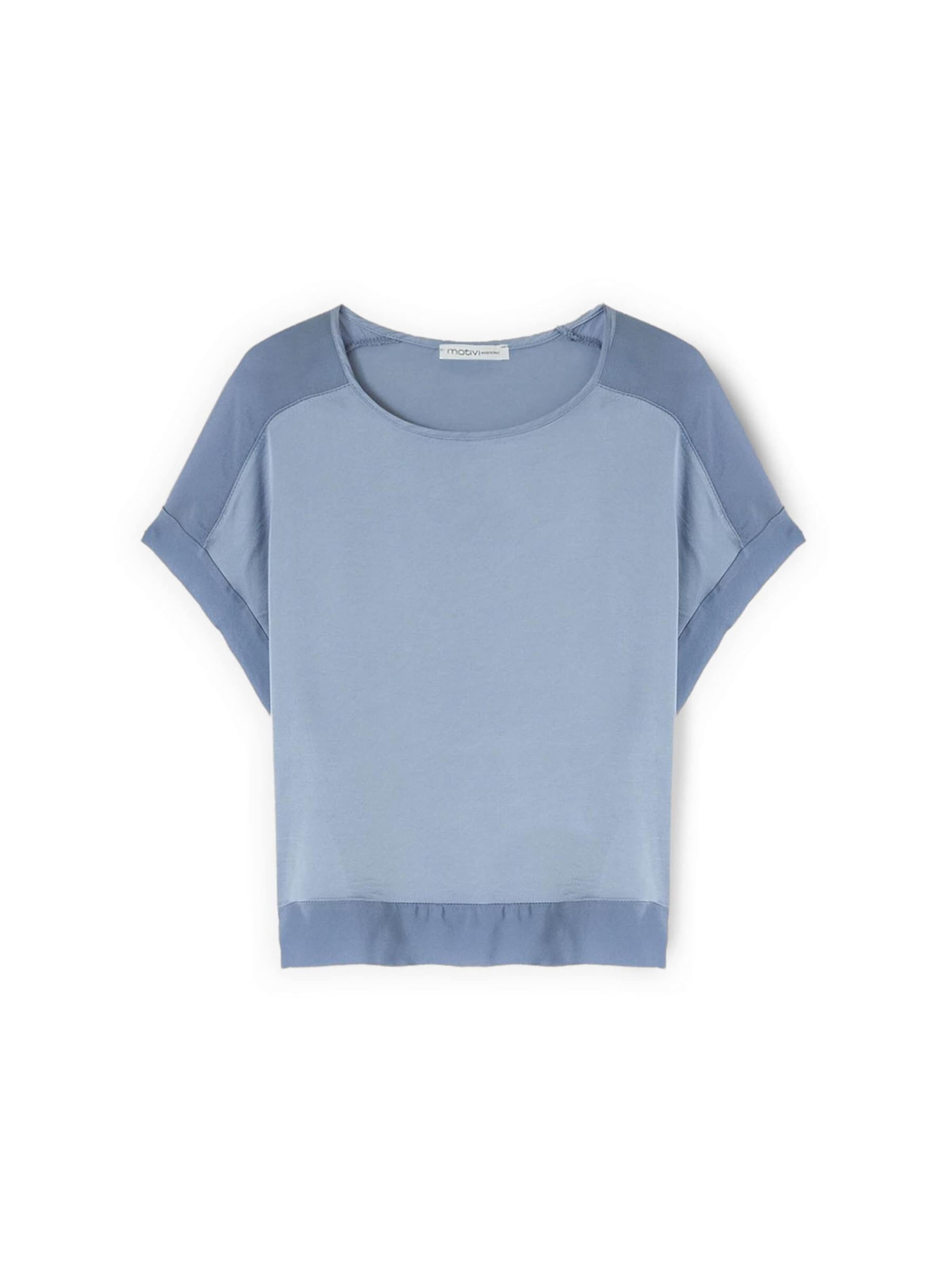 MOTIVI Blouse in Blauw: voorkant