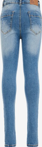 Skinny Jeans de la WE Fashion pe albastru