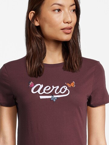 AÉROPOSTALE Shirt in Rood