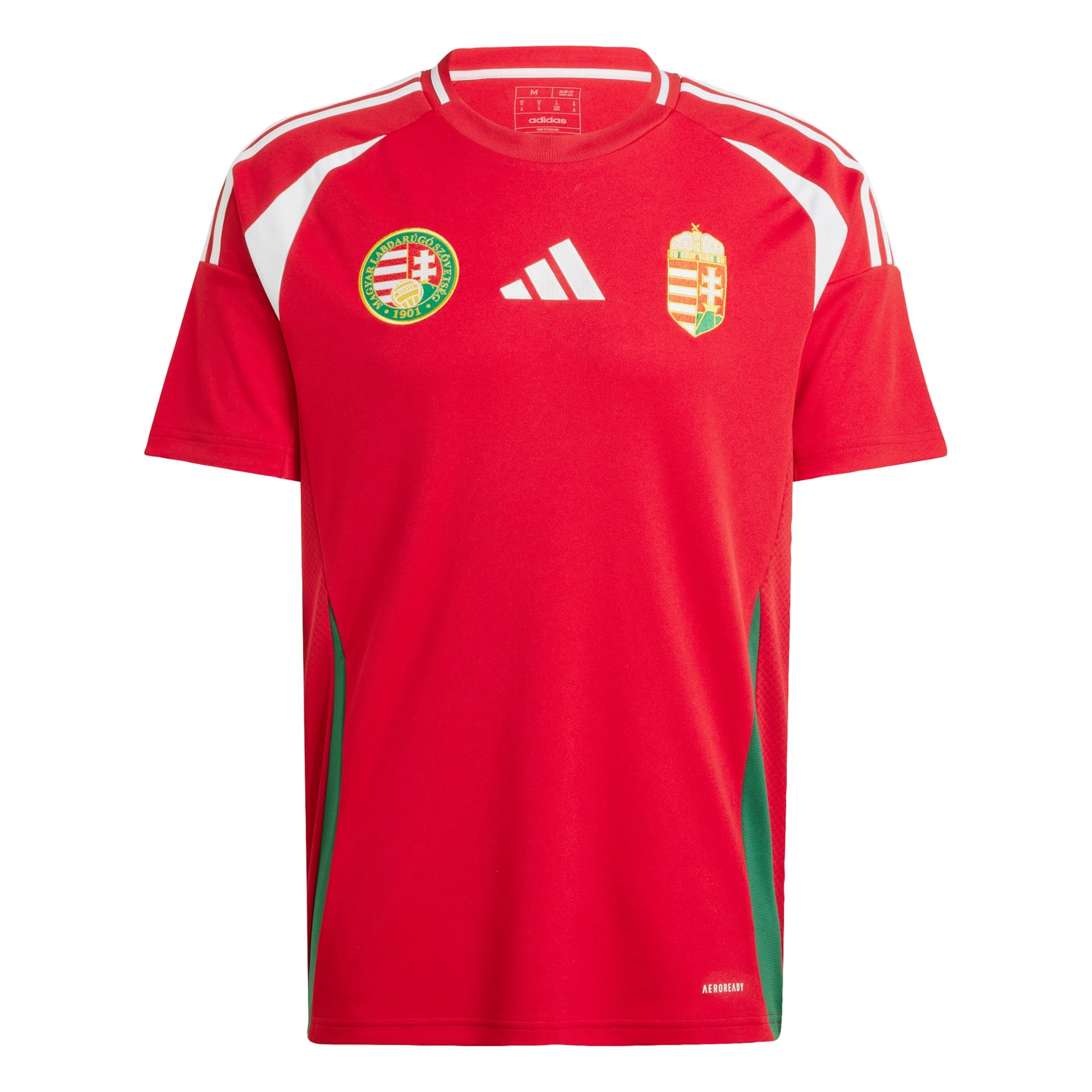 ADIDAS PERFORMANCE - Camiseta de fútbol 'Hungary 24' en rojo: frente